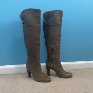 Worn Sam Edelman’s knee high leather boots size 8